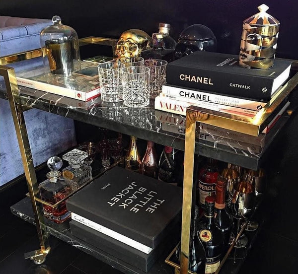 Gold Bar Cart