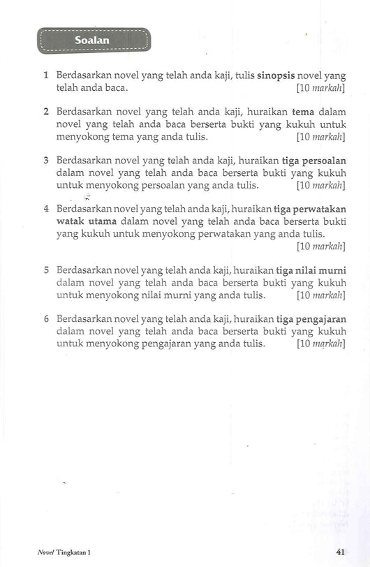 Pengajaran Novel Formula Termodinamik Tingkatan 1