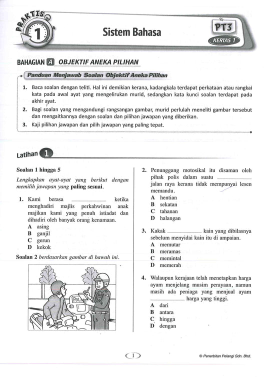 Latihan Bahasa Melayu Tingkatan 2