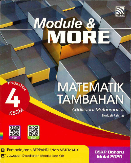 Module More Matematik Tambahan Additional Mathematics Tingkatan Buddy Bookstore
