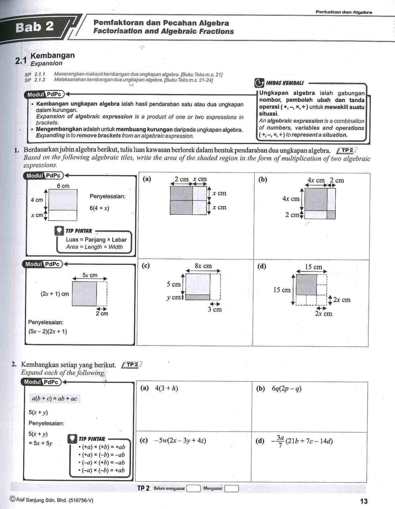 Modul Inovasi 5 Matematik Jawapan Tingkatan 1