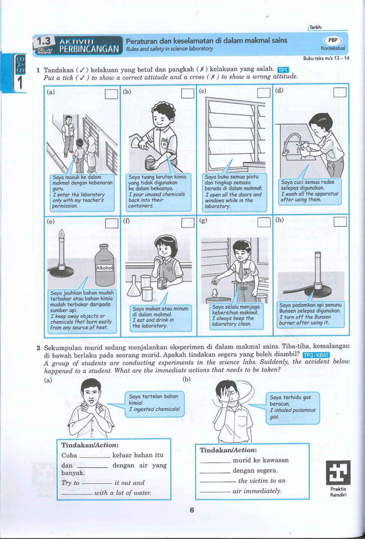 Jawapan Science Process Skills Tingkatan 2 Bab 5 – Buku Teks