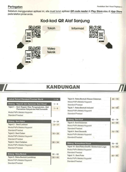 Modul Psv Tingkatan 2  Buku Nota Dan Amali Pendidikan Seni Visual No 1