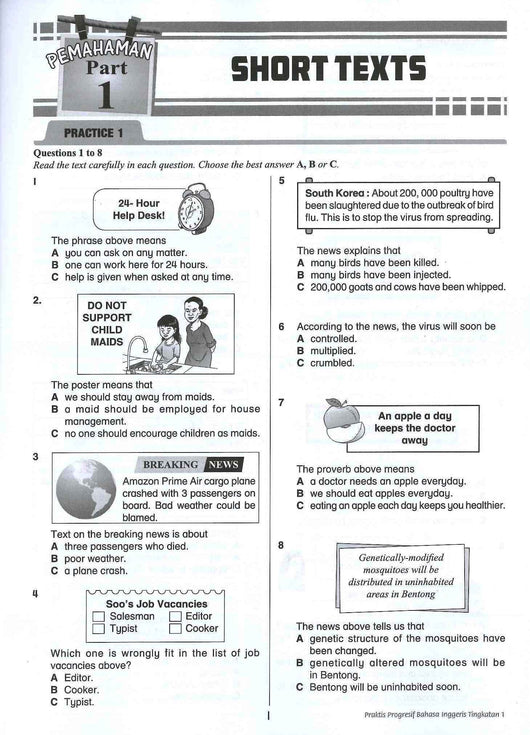 Bahasa Inggeris Tingkatan 1  Pentaksiran Bahasa Inggeris Tingkatan 1 Q