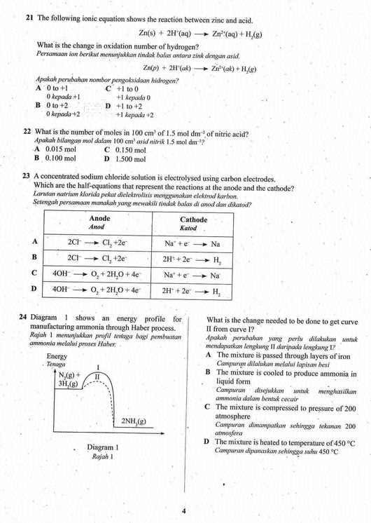 Soalan Bocor Spm 2021 Kimia  Wopienema