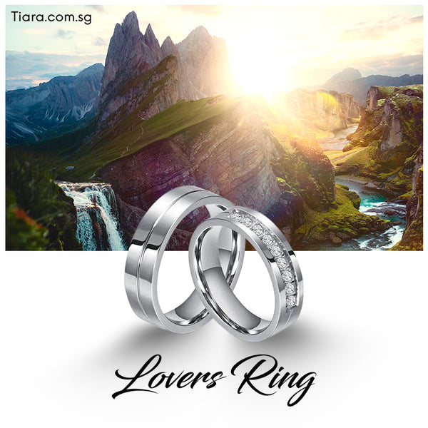 couple rings tiara lovers ring