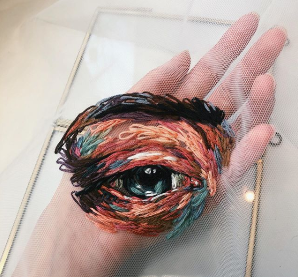 Kathrin Marchenko’s fantastical embroidery