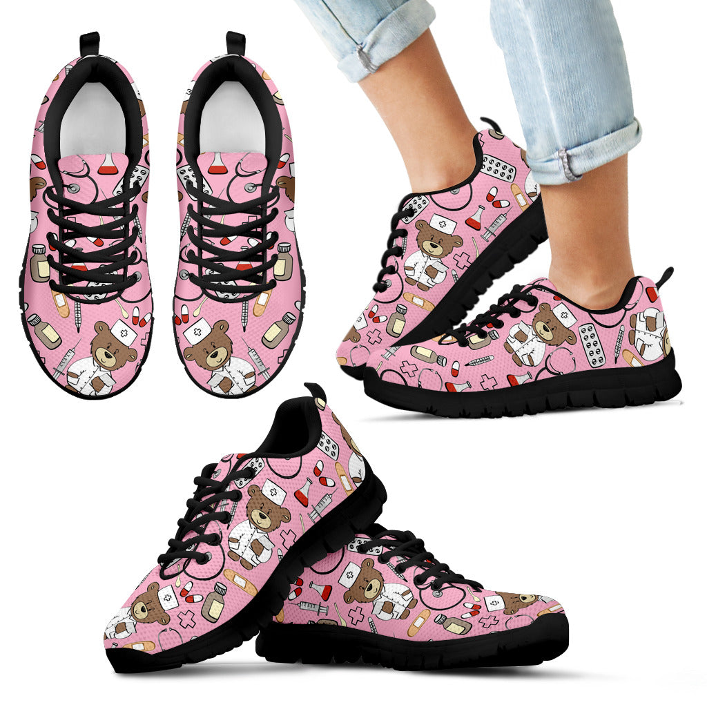 Pink Nurse Sneakers (Nursing Tennis 