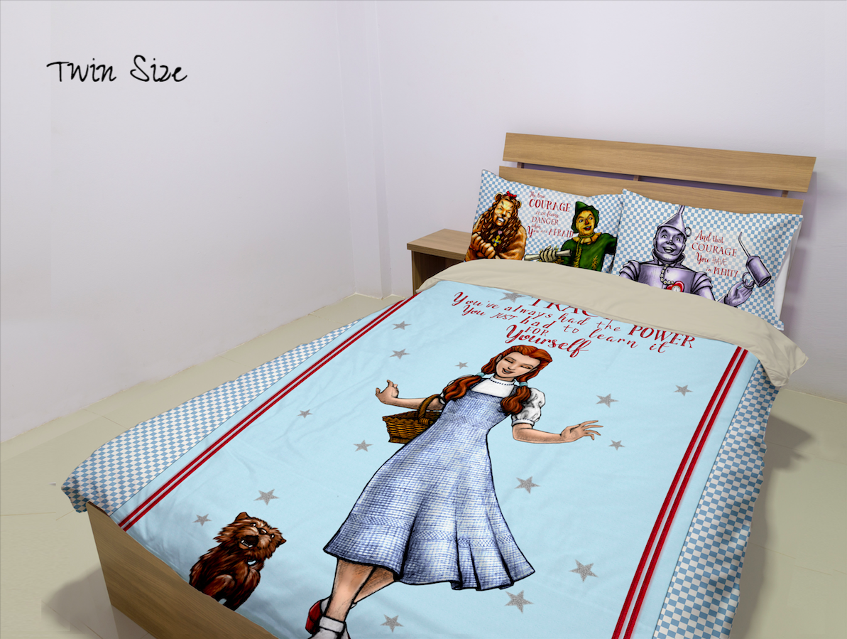 The Wizard Of Oz Personalized Name Duvet Cover And Pillow Case Bedding Set