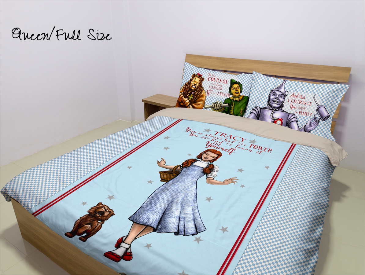 The Wizard Of Oz Duvet Personalized Name Duvet Cover Bedding Set