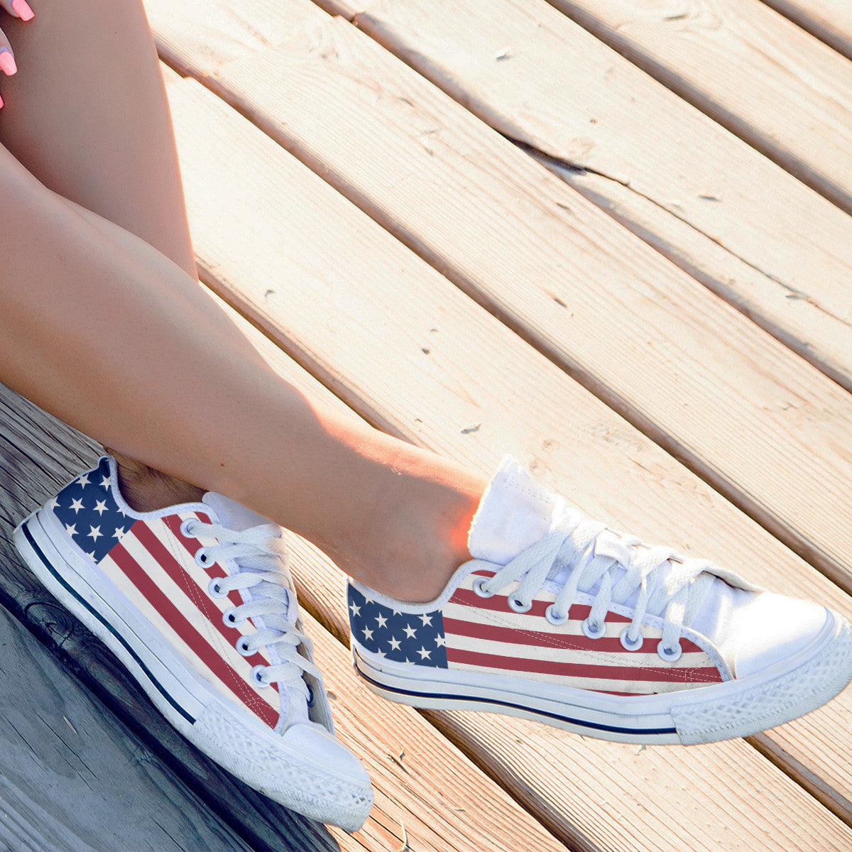 patriotic tennis shoes