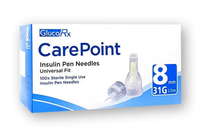 CarePoint Pen Needles 31g/5mm - 100 Needles - PillSorted