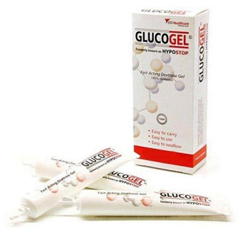 GlucoGel Tubes Dextrose Gel 25g x 3 Diabetic Care - Glucose Gel