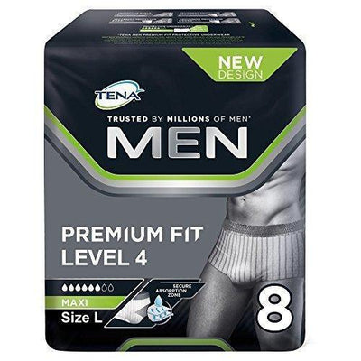 Drakes Online Findon - Tena Men Level 4 Maxi Medium-Large 95-125cm  Incontinence Pants 8 Pack