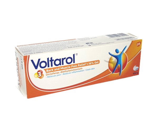 Voltarol Back & Muscle Pain Relief 1.16% Gel 100g – EasyMeds Pharmacy