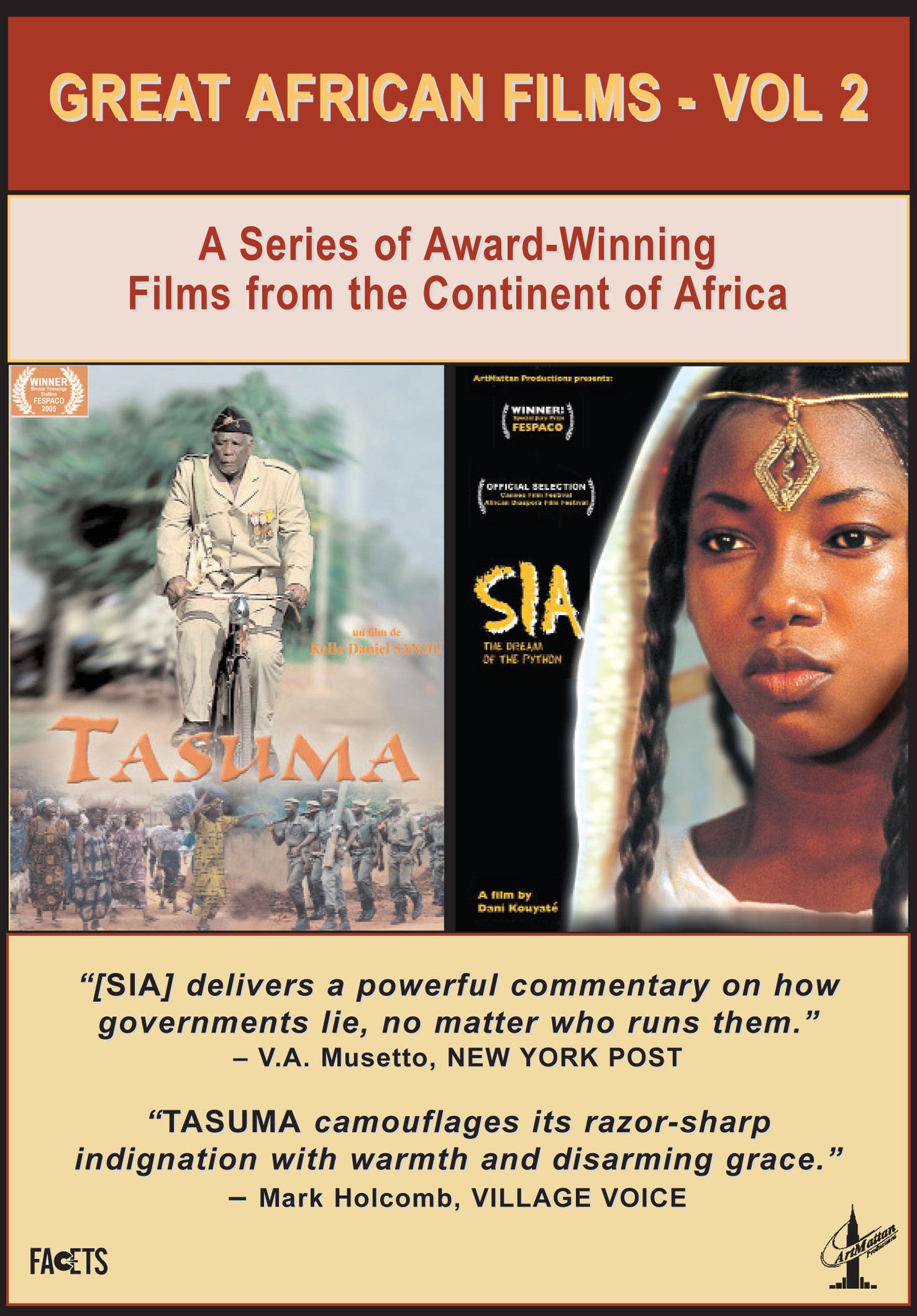 ArtMattan Films Great African Films Vol. 2 award winning African