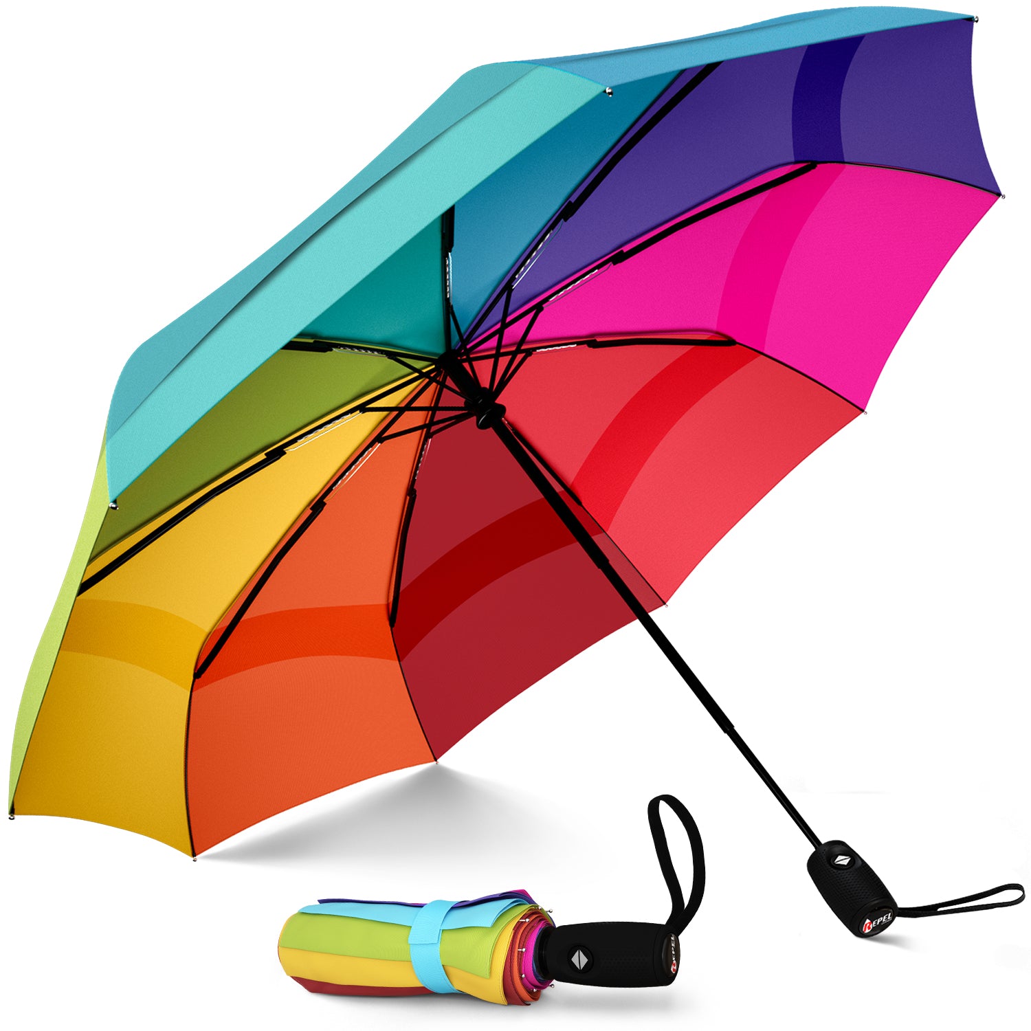 compact wind resistant umbrella