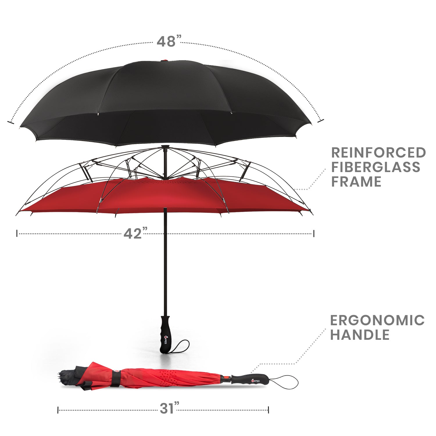 reverse folding umbrella bed bath and beyond