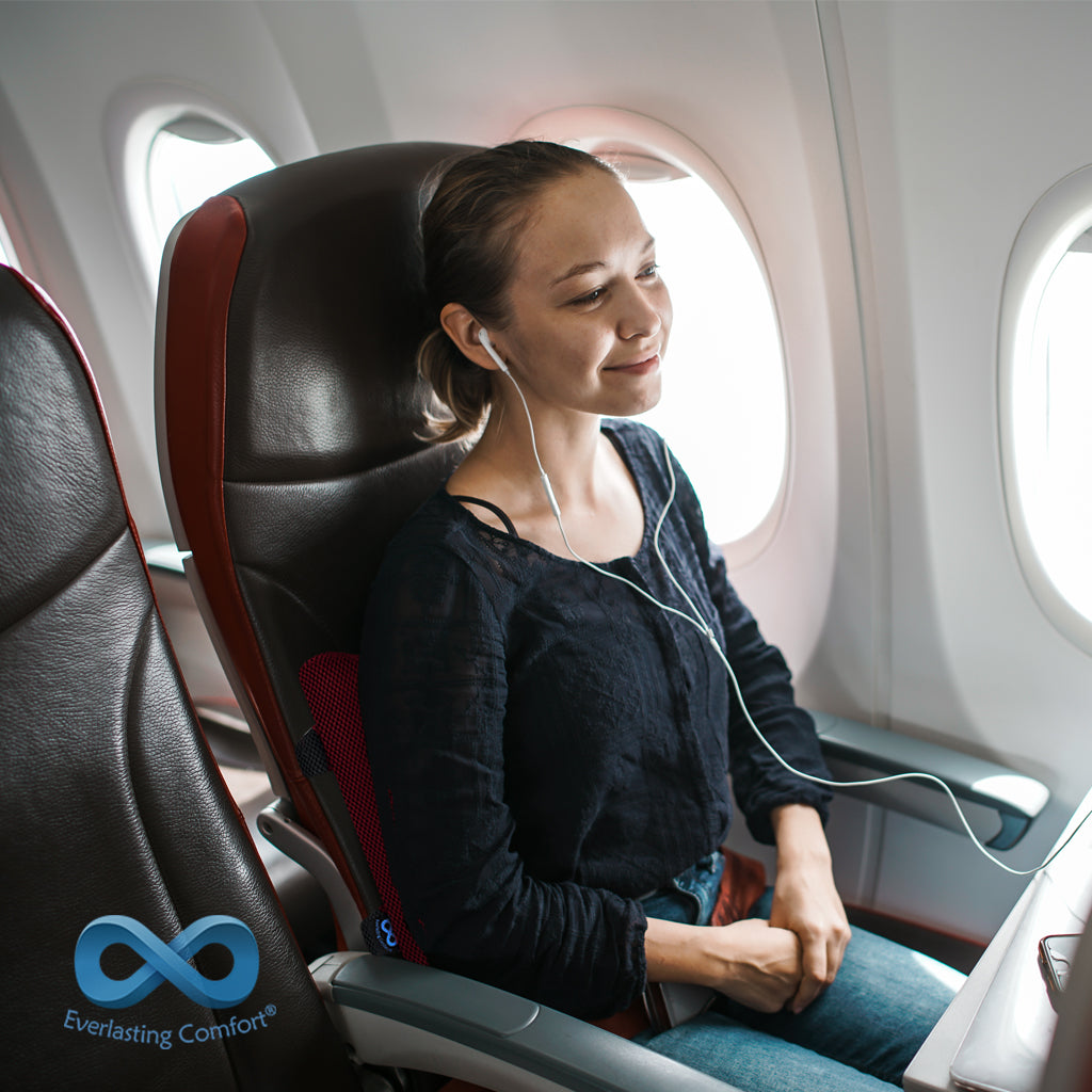 Make Flying Comfortable: Airplane Seat Hacks for Long Flights – Everlasting  Comfort