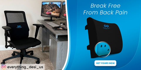 The Importance of Having a Lumbar Support Cushion on Your Office Chair –  Everlasting Comfort