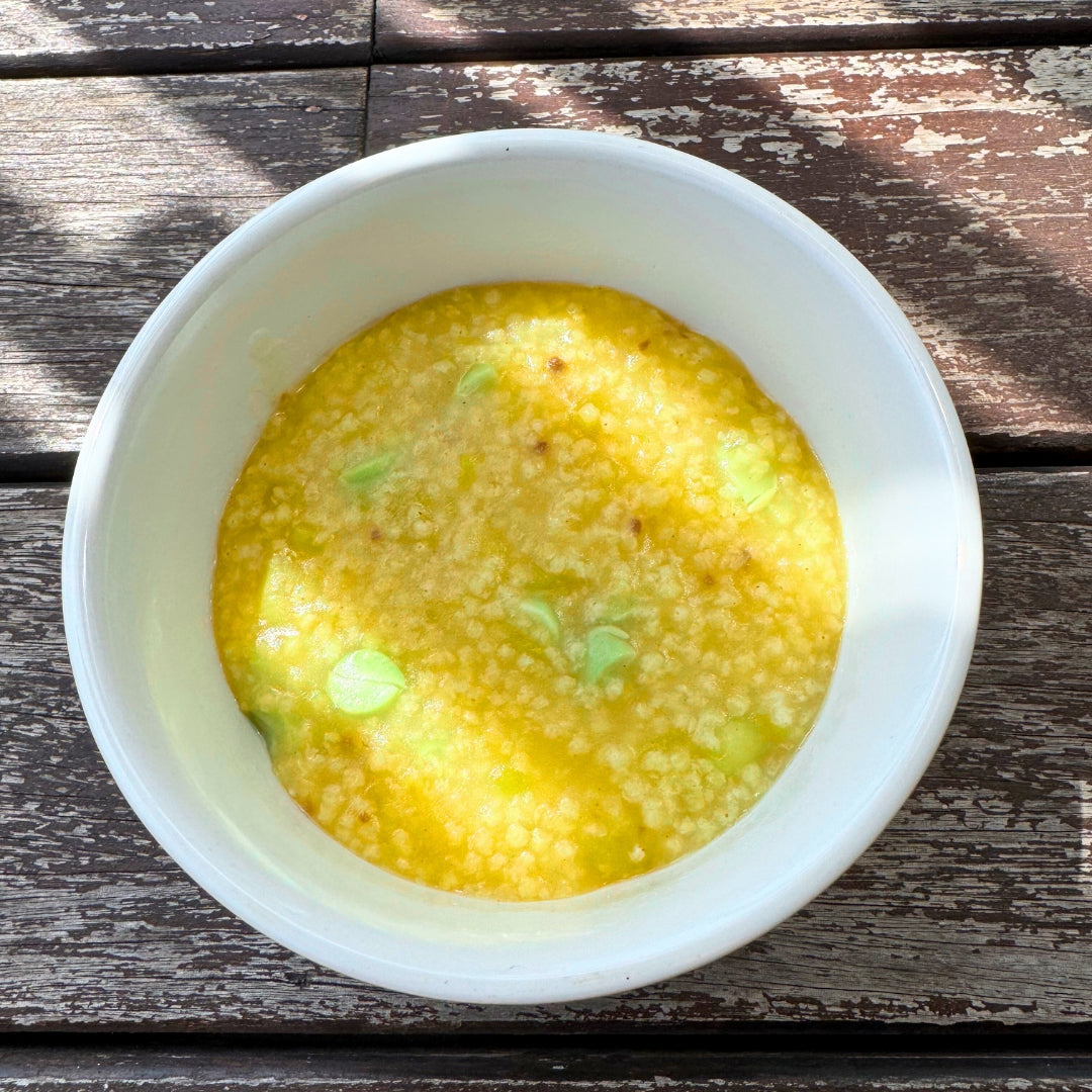 Creamy Mushroom Millet Porridge