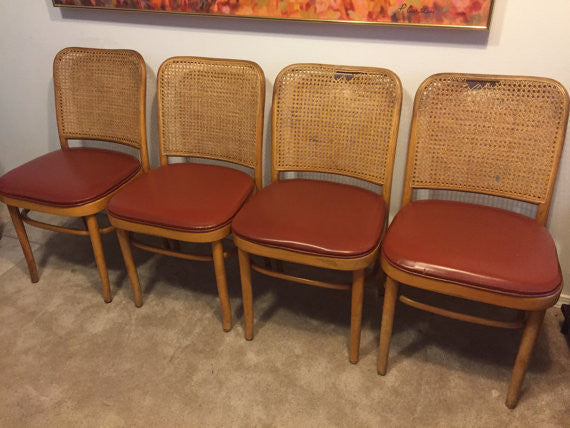 Set Of 8 Thonet Inspired Prague Chairs By Shelby Williams