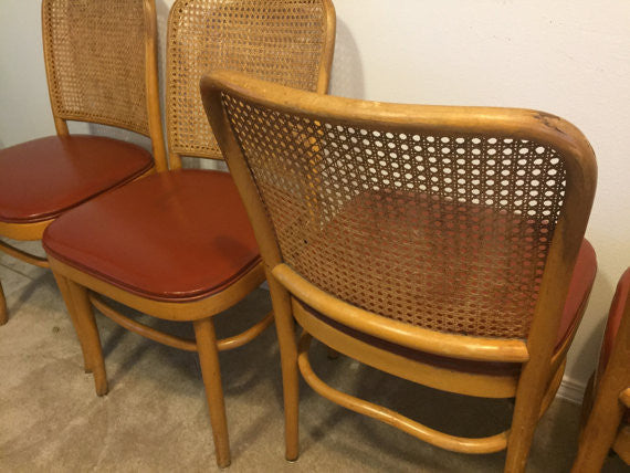 Set Of 8 Thonet Inspired Prague Chairs By Shelby Williams