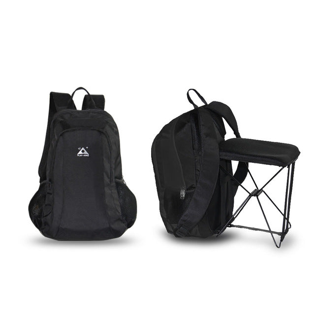 backpack with chair built in