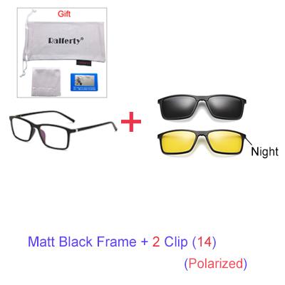 5 in 1 Magnetic Clip-On Polarized Sunglasses HT2 (Men & Women) - Handy Treat