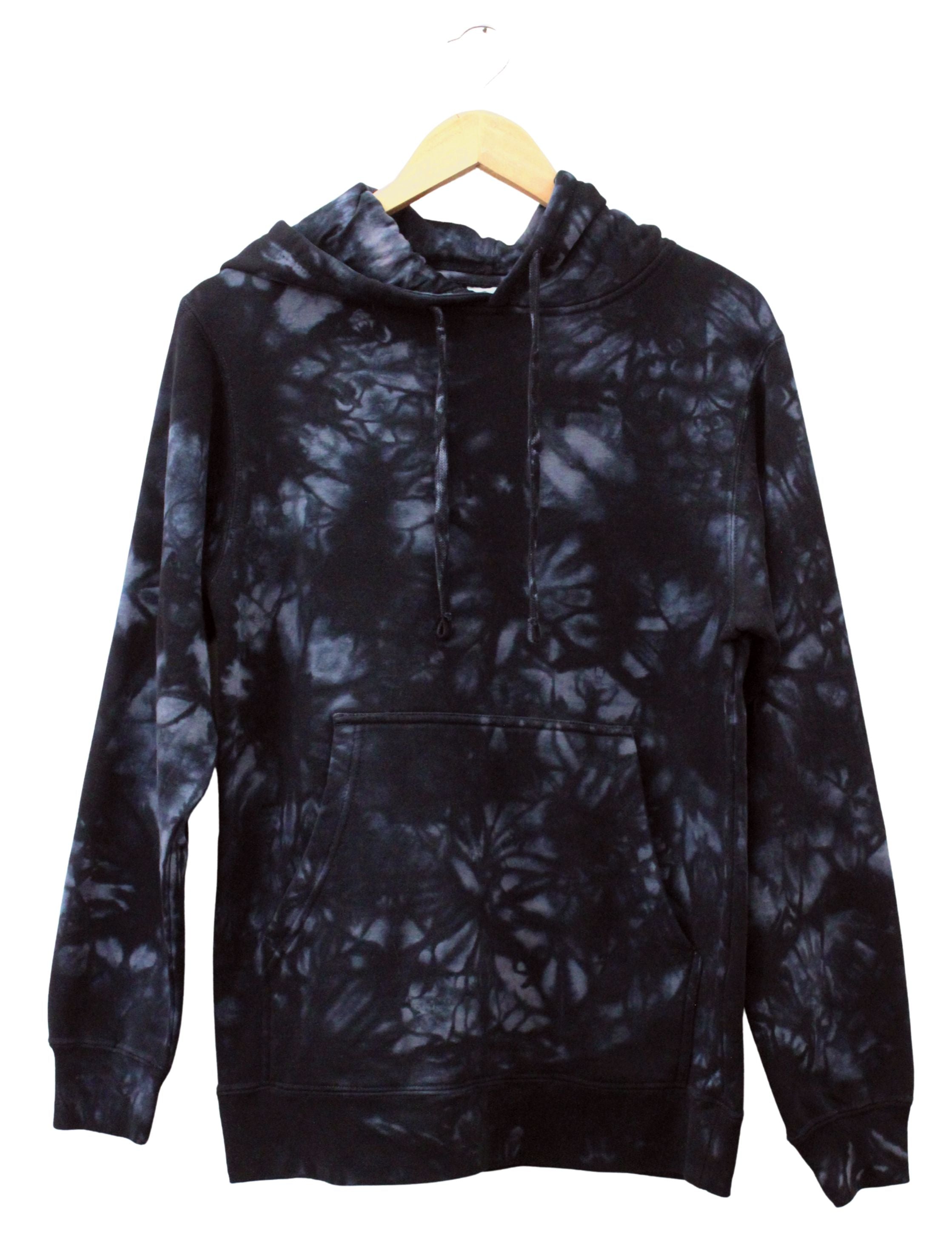 Celestial Black Tie-Dye Hoodie