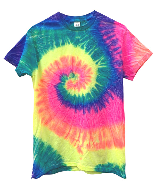 Neon Rainbow Tie-Dye Unisex Tee – Era of Artists