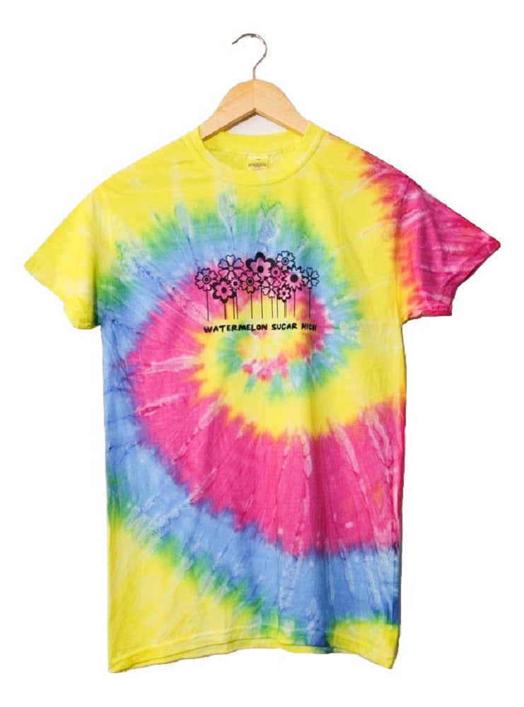 Watermelon Sugar High Rainbow Tie-Dye Graphic Unisex Tee