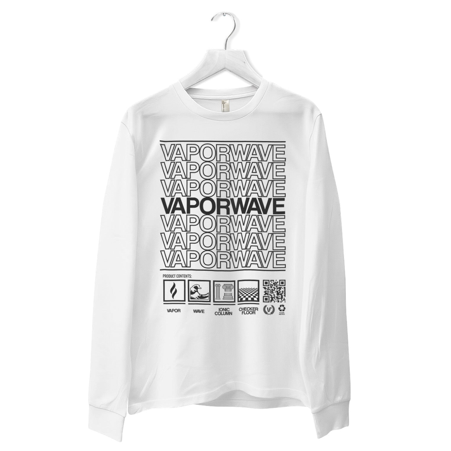 Trippycollage Aesthetic Cloud Sky Long Sleeve T-Shirt