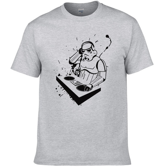 Creative design DJ Printed Star Wars T Shirt Men Women funny Tees – World Salsa