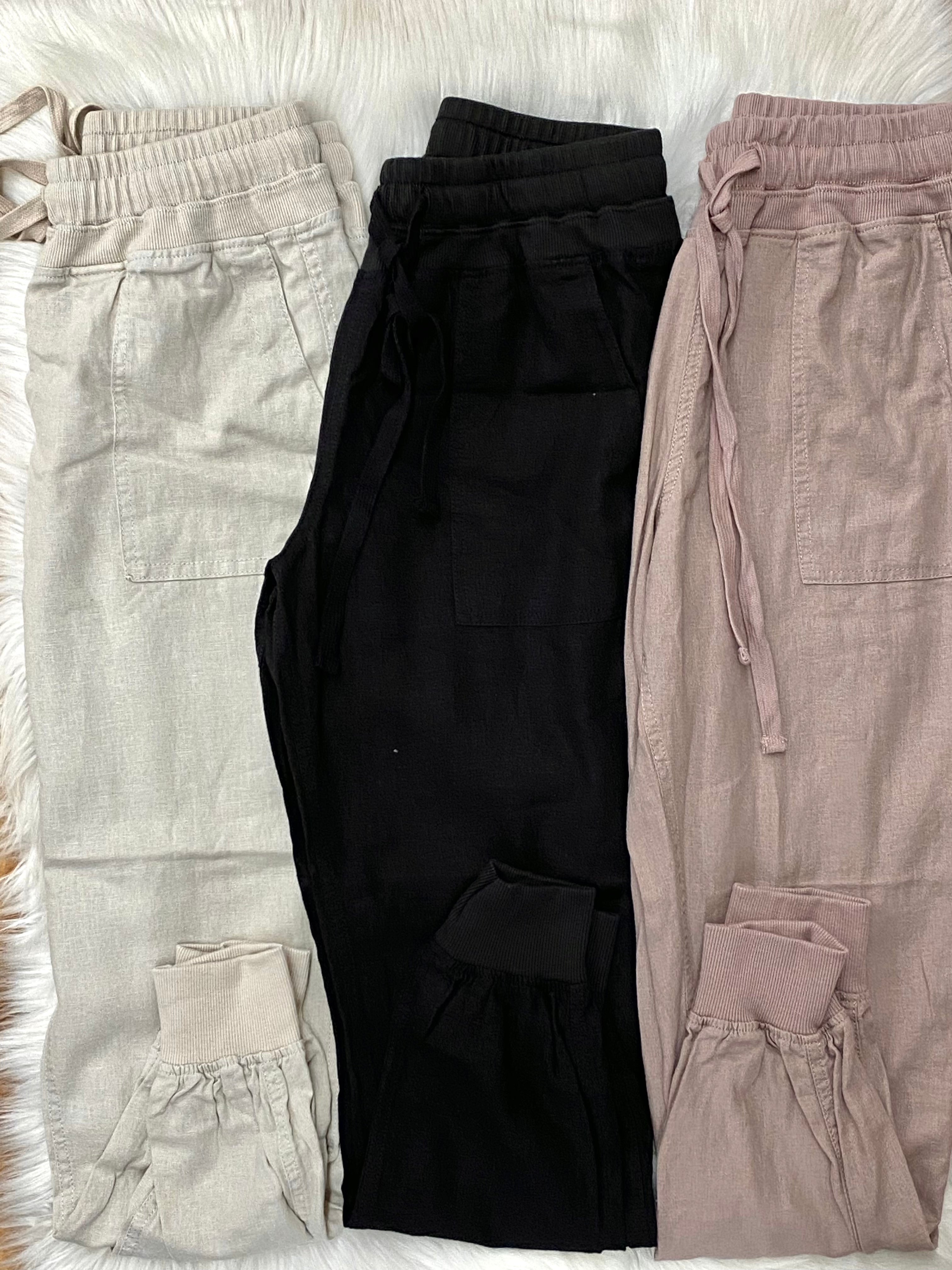 JoJo Linen Joggers