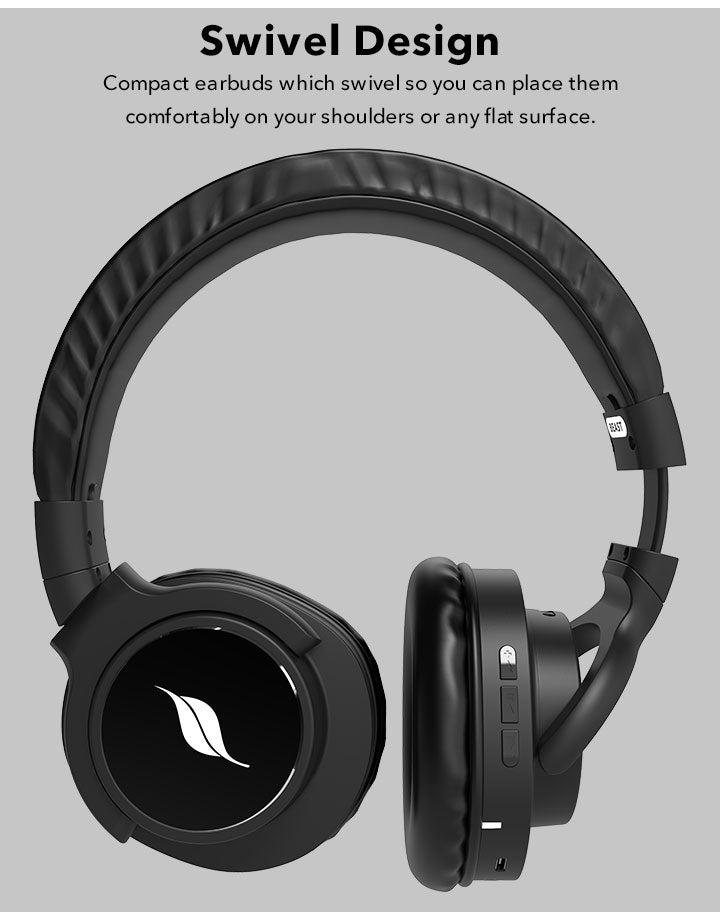 leaf beast wireless bluetooth headphones