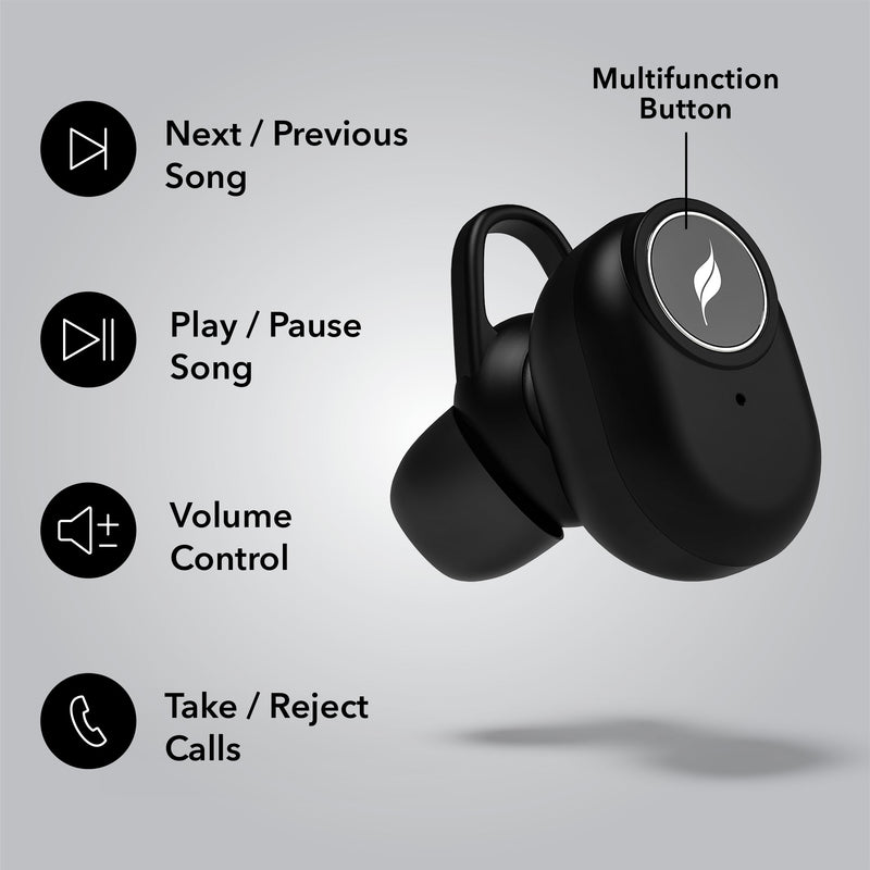 Leaf Pods True Wireless Earbuds with 8 hour battery on ...