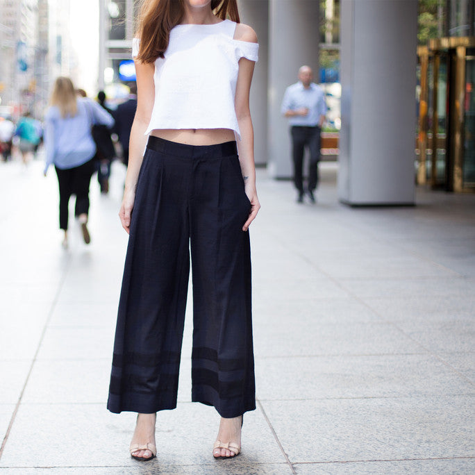 How To Style Wide Leg Pants | patapatajewelry