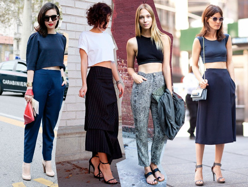 How To Wear Crop Tops Without Showing Skin - the gray details