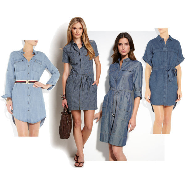 How To Look Sexy While Wearing A Shirt Dress | patapatajewelry