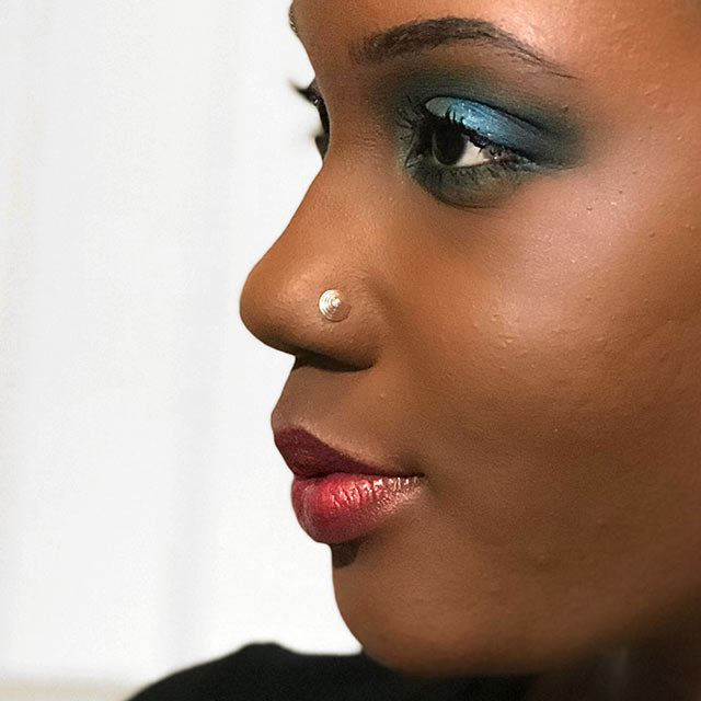 Chakra - 14k Rose Gold Nose Stud 