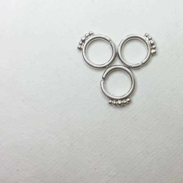 Stunning Urban Princess Silver Septum Ring -Dead Things By Kate Choice ...