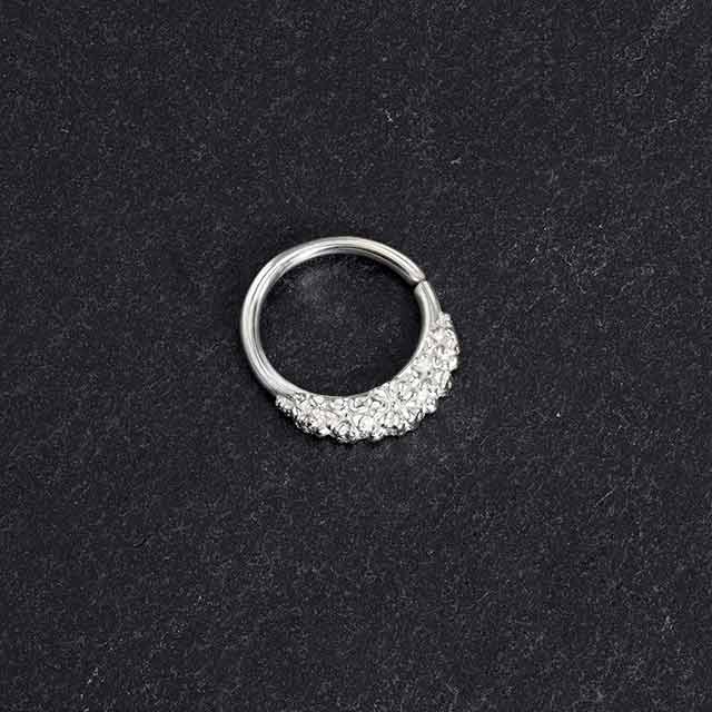 Silver Septum Ring | Delicate Beauty | Pata Pata Jewelry