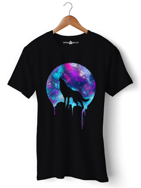 Cosmic Howl - Round Neck T-Shirt