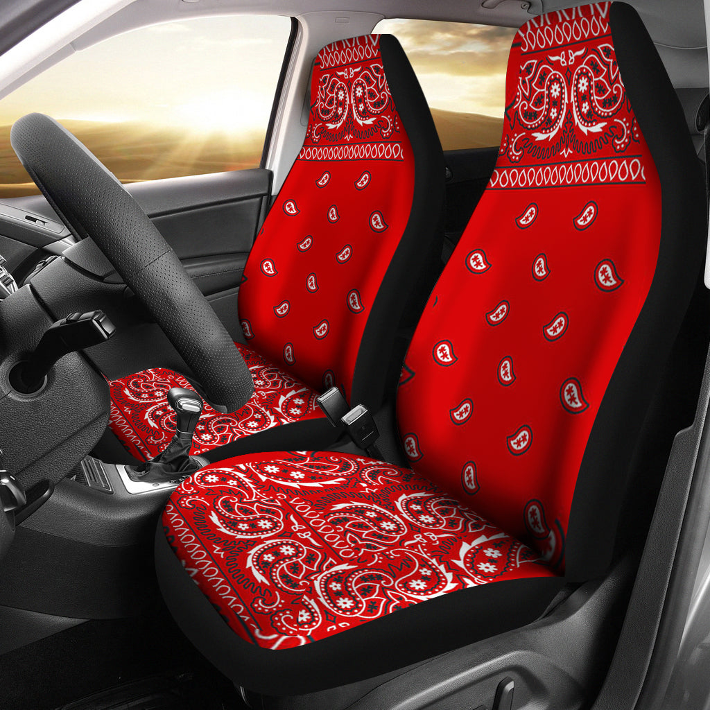 red car seat covers