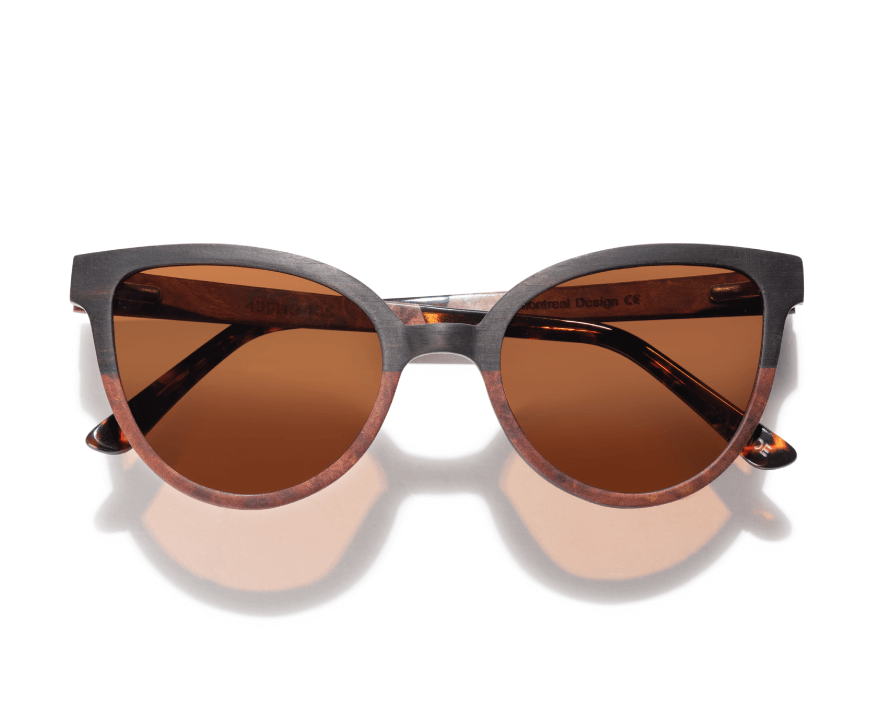 Jetsetter Abalone | Wooden Sunglasses | Violet