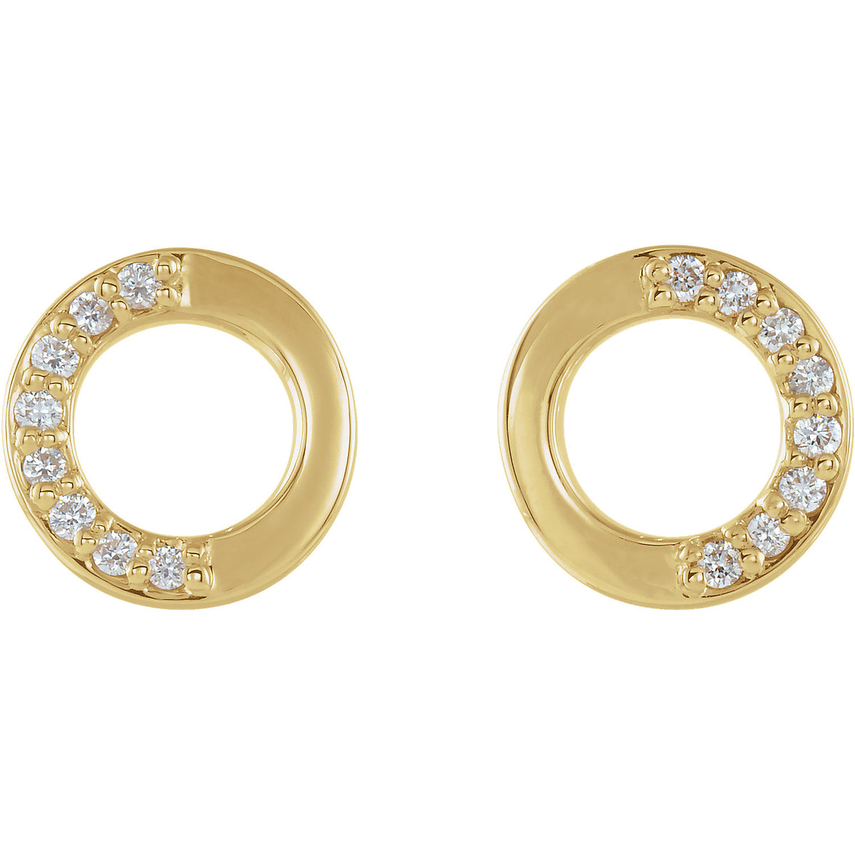 Julie Earrings | White Gold Round Classic Diamond Studs Screwback, ~2.00tcw / Heirloom Quality G-I/SI2