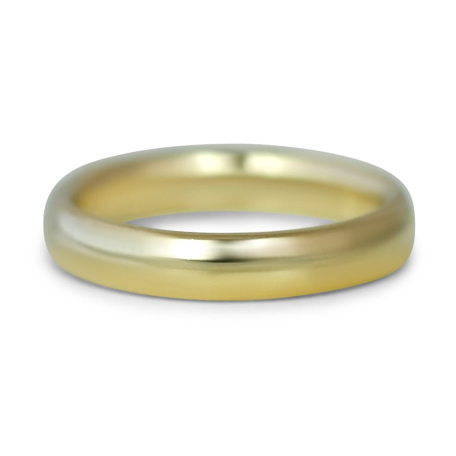 14k Yellow Gold Comfort Fit Men's 