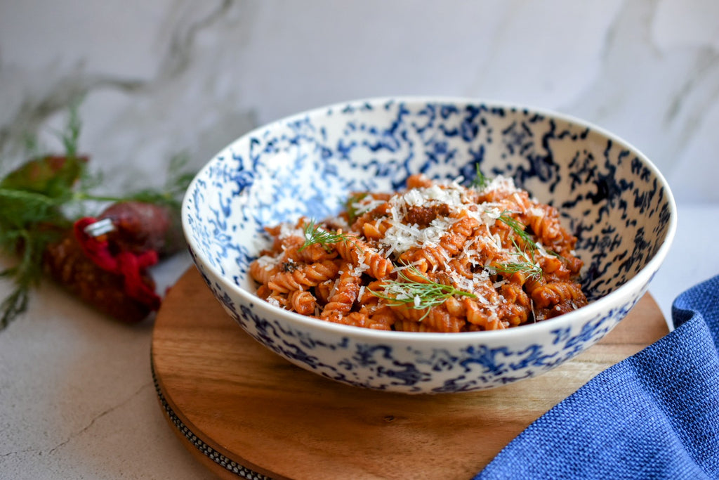 pasta with chorizo and sardines recipe