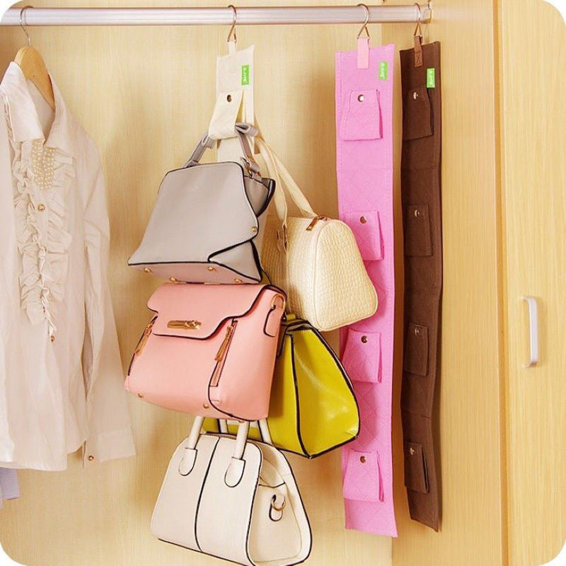 6Pcs Multi-function Wardrobe Space-saving Stack Hanger Hook Coat Hook  Plastic Closet Stack Hanger Rack Bedroom Storage Organizer